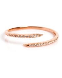 VicStoneNYC Fine Jewelry - Rolling Diamond Open Cuff Ring – - Lyst