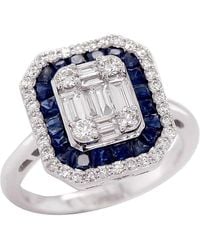 Artisan - Baguette Diamond & Sapphire - Lyst