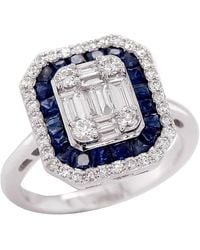Artisan - Baguette Diamond & Sapphire - Lyst