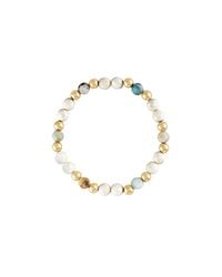 Olivia Le - Capri Sunset Coral Gold Bracelet - Lyst