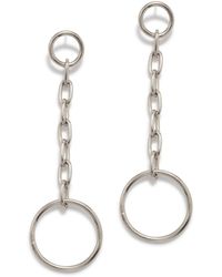 Jaredjamin - Chain Reaction Drop Post Earrings - Lyst