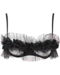 Belle -et-BonBon - Dakota Ouvert Ruffle Bralette - Lyst