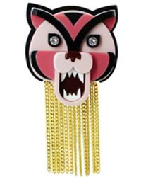 Gissa Bicalho - Handmade Acrylic Brooch Tiger Rose - Lyst