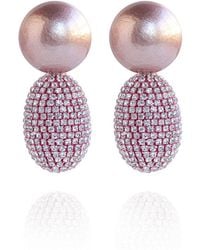 Saule Label - Selena Clip-On Earrings - Lyst