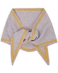 Saachi - Solid Triangle Scarf - Lyst