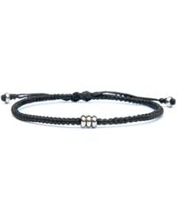 Harbour Uk - Iron Flow Steel Rope Bracelet - Lyst