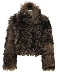 Maison sél - Yumi Fur Jacket - Lyst
