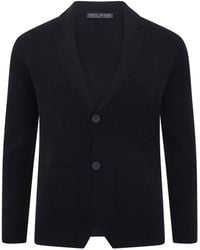 Paul James Knitwear - Lightweight Extra Fine Merino Wool Massimo Knitted Blazer - Lyst