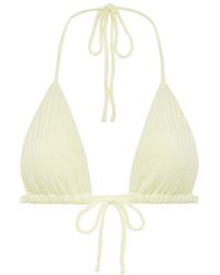 Montce - Buttercream Rib Emma Bikini Top - Lyst