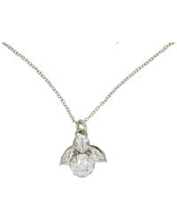 Vickisarge - Neutrals The Clear Bee Necklace - Lyst