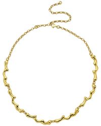 LINYA JEWELLERY - Dery Drop Necklace Choker - Lyst