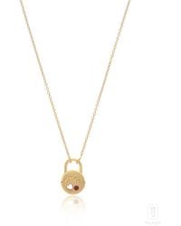 The Jewelz - Eraya Bloom Padlock Mama Pendant - Lyst