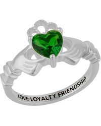 Spero London - Sterling Claddagh Ring - Lyst