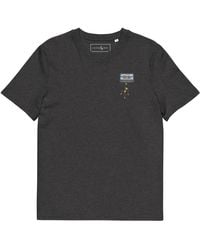 Anchor and Crew - Heather Cassette Monkey Organic Cotton Embroidered T-Shirt - Lyst