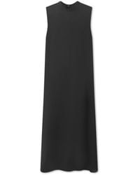 Roch Perel - Satin Turtleneck Dress - Lyst