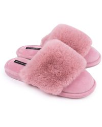 Pretty You London Slippers for Women - Lyst.com