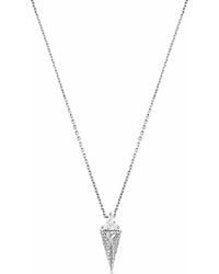 SALLY SKOUFIS - Urge Pendent With Made Cz Diamond Stimulant - Lyst