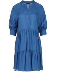 Conquista - Loose Ruffle Dress - Lyst