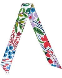 Jessie Zhao New York - Silk Skinny Scarf Of Bloom - Lyst