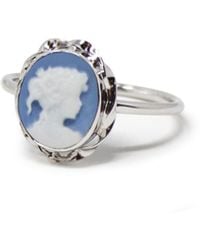 Vintouch Italy - Sterling Sky Mini Cameo Ring - Lyst