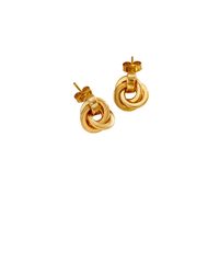 Posh Totty Designs - Baby Russian Charm Stud Earrings - Lyst