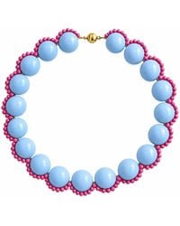 Eyeconic by Samar Ajram - Vivian Beaded Necklace - Lyst