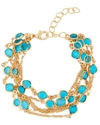 Saachi - Glass Multi Layer Bracelet - Lyst