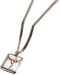 Posh Totty Designs - Bevelled Edge Kintsugi Pendant Necklace - Lyst
