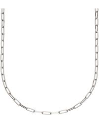 Lily Charmed - Sterling Box Link Chain Necklace - Lyst