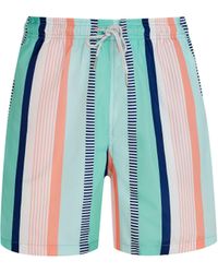 Robert & Son - Multistripe Swim Shorts - Lyst