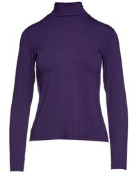 Conquista - Long Sleeve Polo Neck Jumper - Lyst
