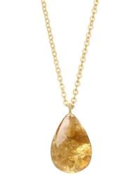 Katy Faye - November Citrine Necklace - Lyst