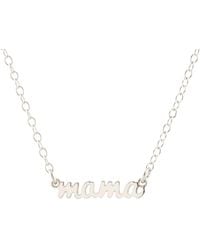 Kris Nations - Mama Charm Necklace Sterling - Lyst