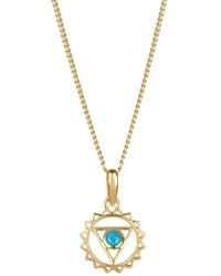 Charlotte's Web Jewellery - Throat Chakra Necklace - Lyst
