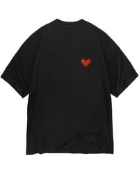 mysimplicated - Oversized T-Shirt With Heart Logo W - Lyst