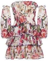 Nur Karaata - Vinca Bianca Dress - Lyst