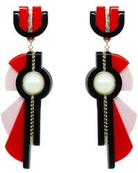 Gissa Bicalho - Handmade Acrylic Earring Allamanda - Lyst