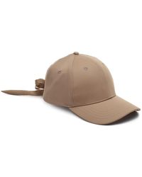 Justine Hats - Neutrals Khaki Stylish Cap With Backward Tying - Lyst