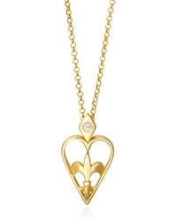 Myrto Katramadou Jewellery - Heartshield – Pendant-Plated - Lyst