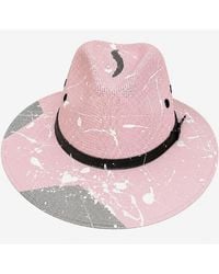Bella Soul - Stardust Painted Jute Hat - Lyst