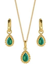 Charlotte's Web Jewellery - May Birthstone Necklace And Earring Set - Lyst