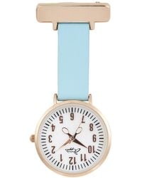 Bermuda Watch Company - Annie Apple Rose Pearl Leather Nurse Fob Watch - Lyst