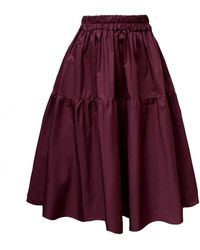 Frock Tales - Tahiti Midi Skirt With Pockets - Lyst