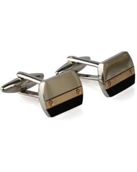 DAVID WEJ - Rectangle Metal Cufflinks - Lyst