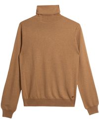 Bel Cashmere - Neutrals Annie Silk And Cashmere Sweater Camel - Lyst