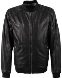 Mauritius - Leather Bomber Jacket Giton - Lyst