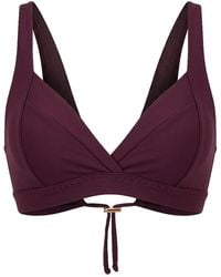 Serotone Swim - The Plunge Swim Bra - Lyst
