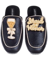 Laines London - Classic Mules With Maid Of Honor Brooches - Lyst