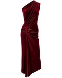 Me & Thee - Raya-Rosa Burgundy Velvet Dress - Lyst