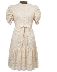Smart and Joy - All Lace Fit-And-Flare Blouse-Dress - Lyst